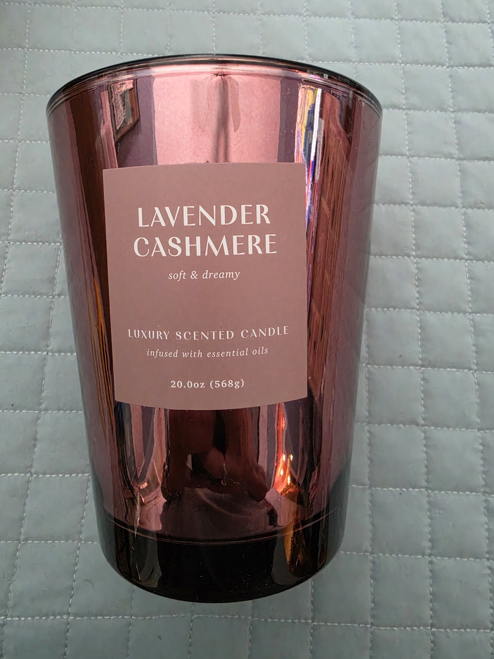 Threshold Lavender Cashmere Luxury Scented Candle - Rose Metallic